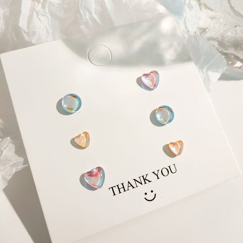 PP02600 可愛創意耳環  ( 三 件 套 ) 主圖款 TREASURE MAP尋寶圖