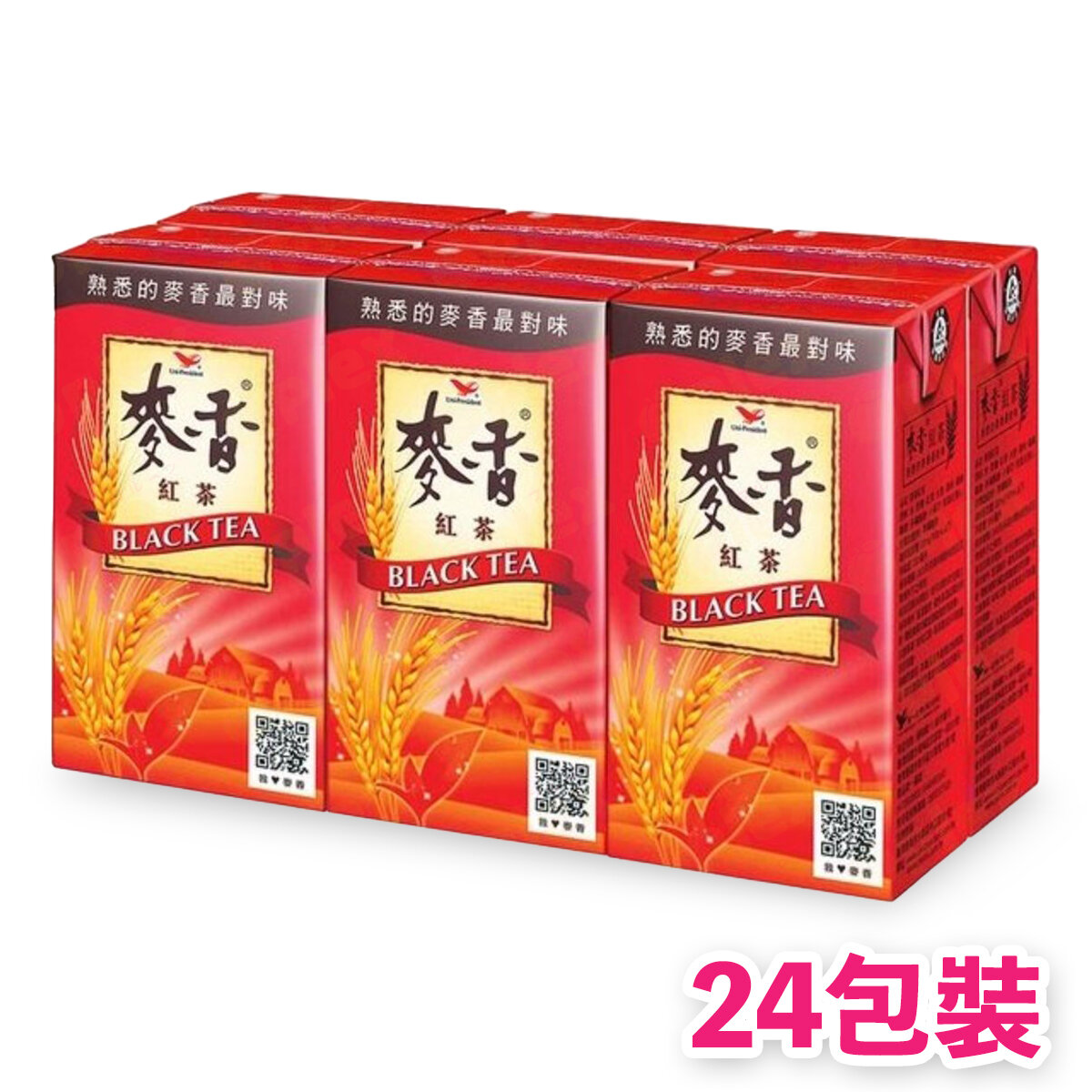 [台灣版] 麥香系列 - 紅茶 (300ml) x 24 包 (有效日期: 2023年10月17日)