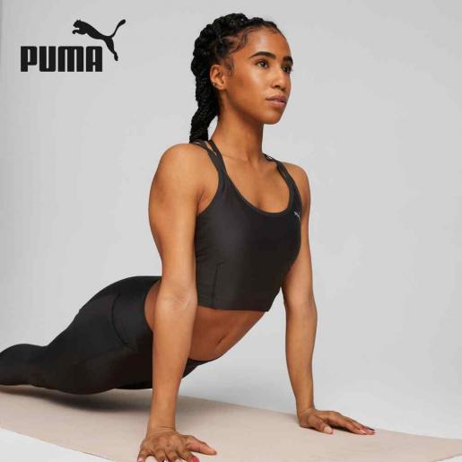 Buy Puma Studio Ultrabare Strappy Sports Bra In Black