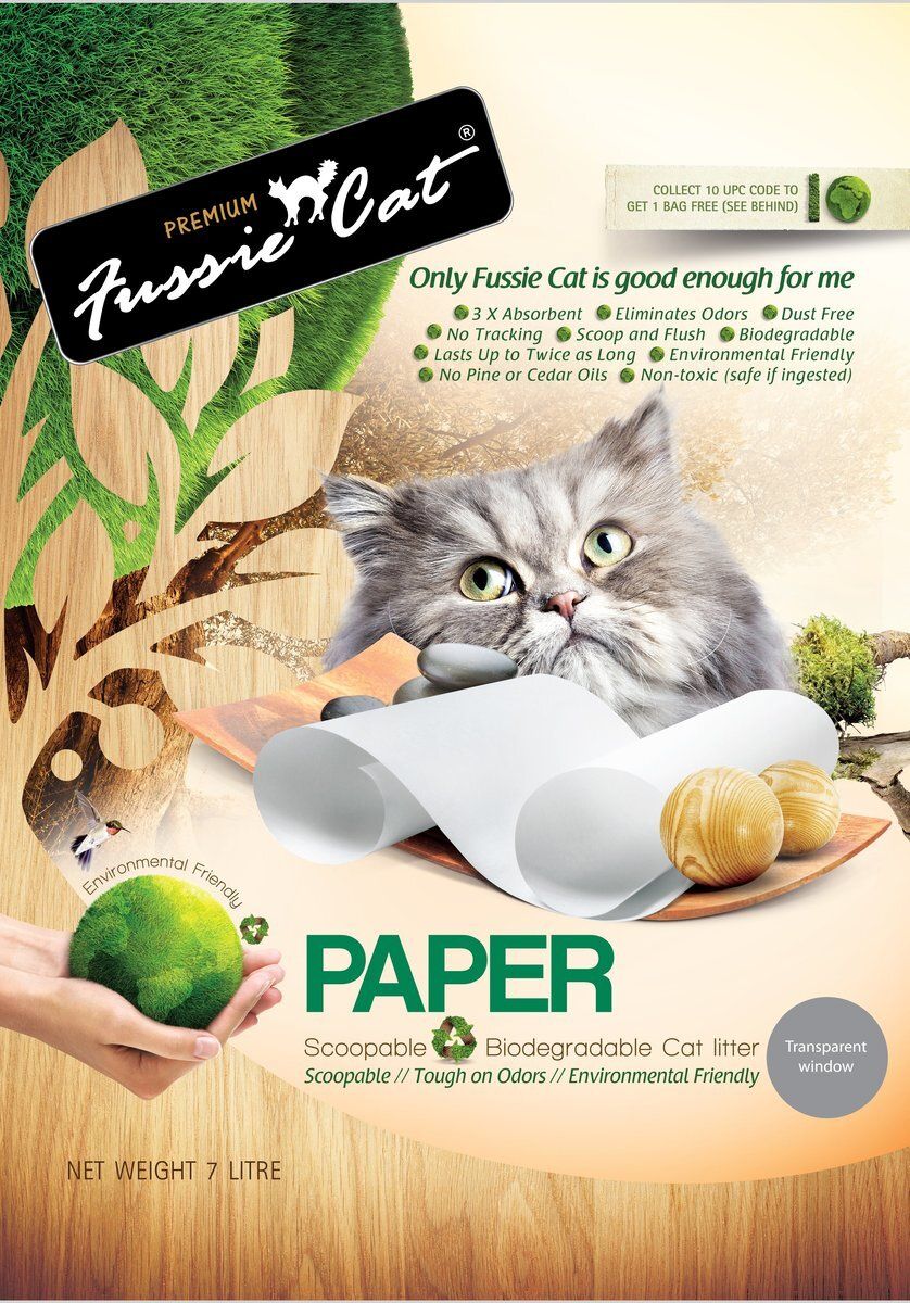 Natural Original Paper Cat Litter 7L