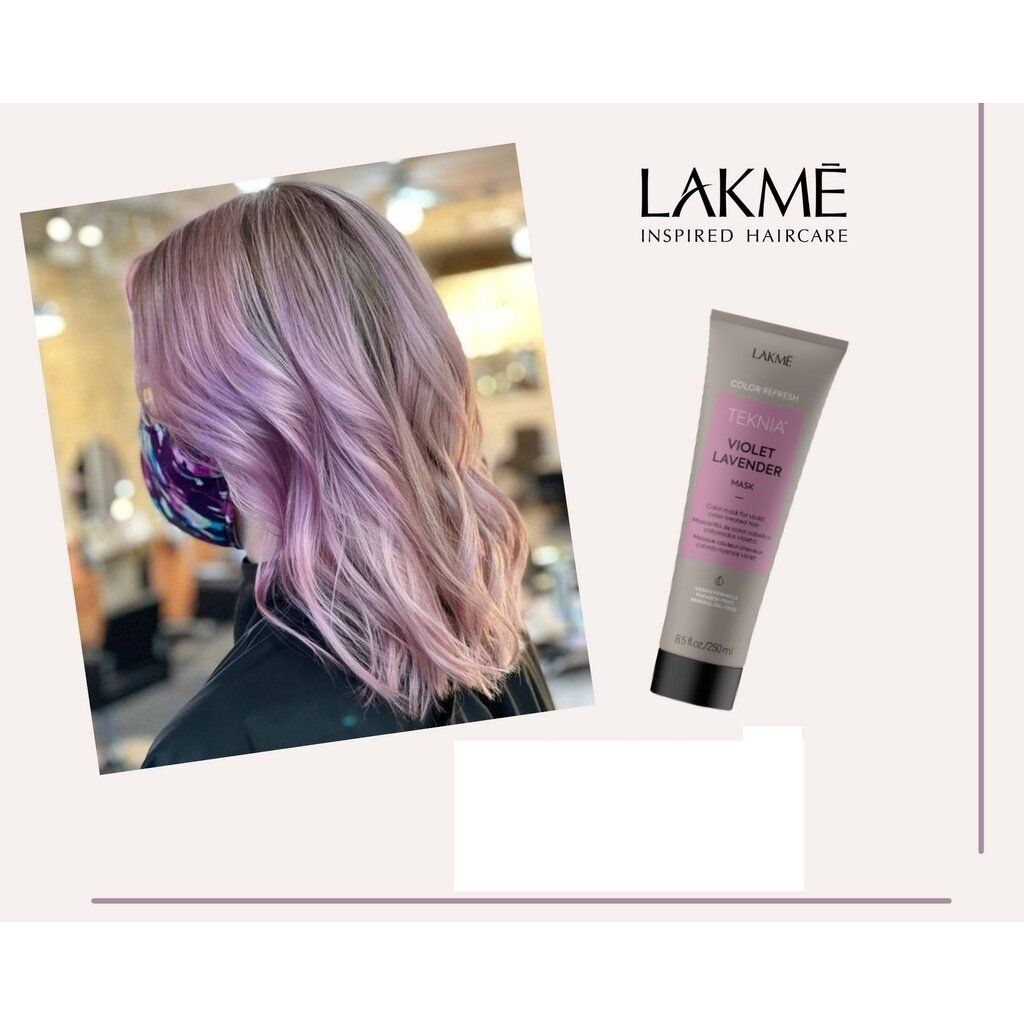 Lakme Teknia Color Refresh Violet Lavender Mask - Maschera per capelli viola