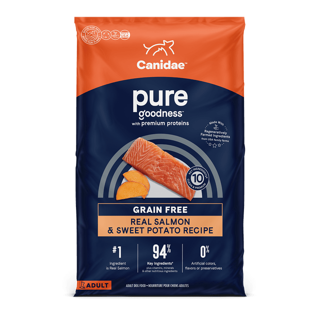 *Updated Formula* GRAIN FREE PURE (Salmon&Sweet Potato) (22lb)  1340A New packaing 