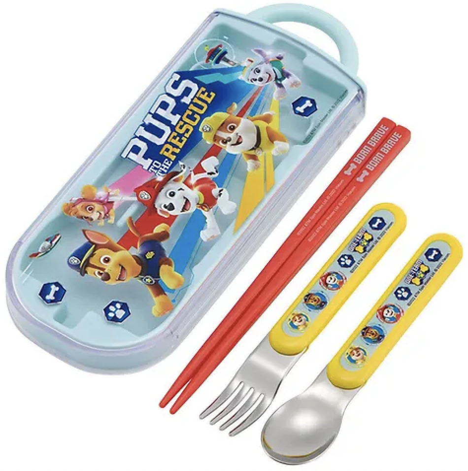 Made in Japan Skater Silver Ion Tableware Set - Paw Patrol Parallel Import