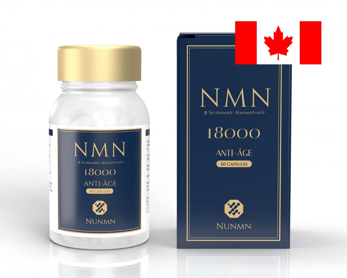 【加拿大製造】NMN 18000衛生部認證許可300毫克/粒 18000毫克/ 60粒99.5%超純全效逆齡植物膠囊