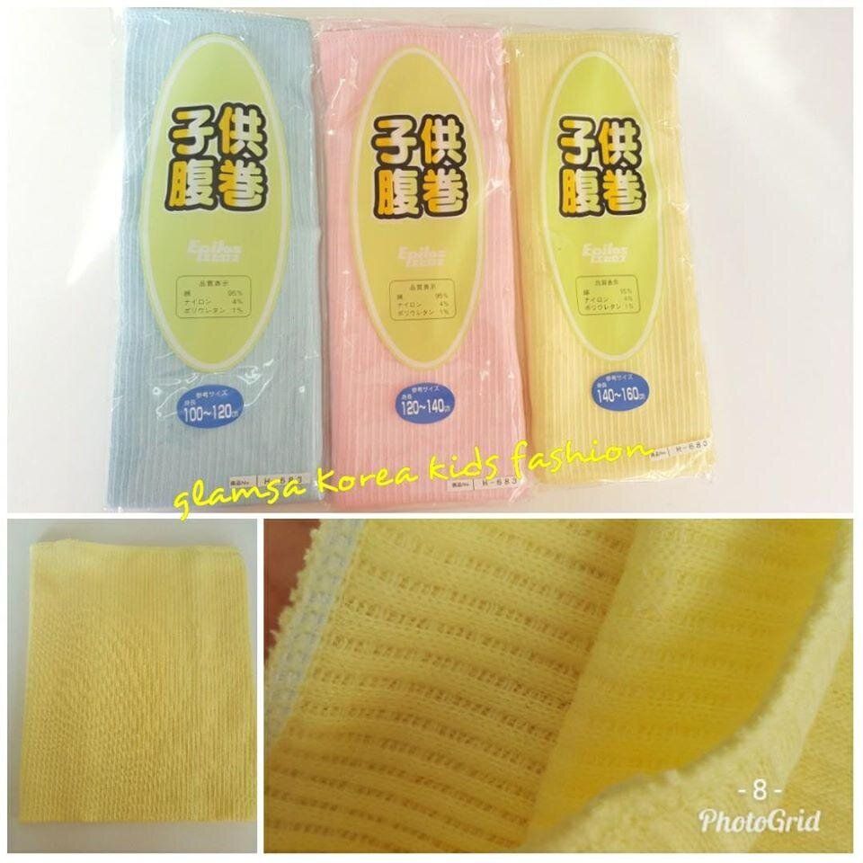 日本製子供腹卷一件 Size 120~140cm (計身高)  (隨機顏色)