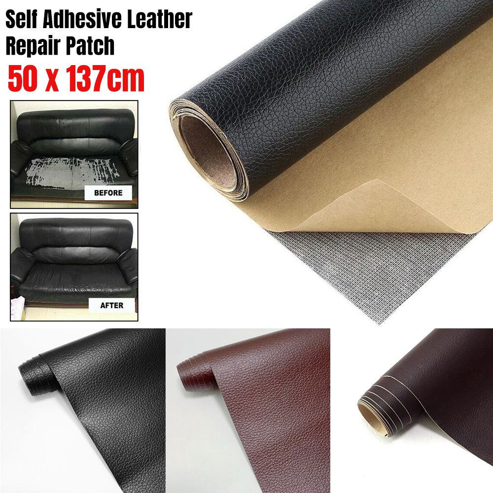 Leather Patch Kit, 60 x 137 cm, Self-Adhesive Leather Patch Kit, Leather  Patches, Self-Adhesive Leather Repair Patch, Self-Adhesive PU Film  Furniture, for Sofas, Car Seats, Office Chair (Dark Grey) : : Home