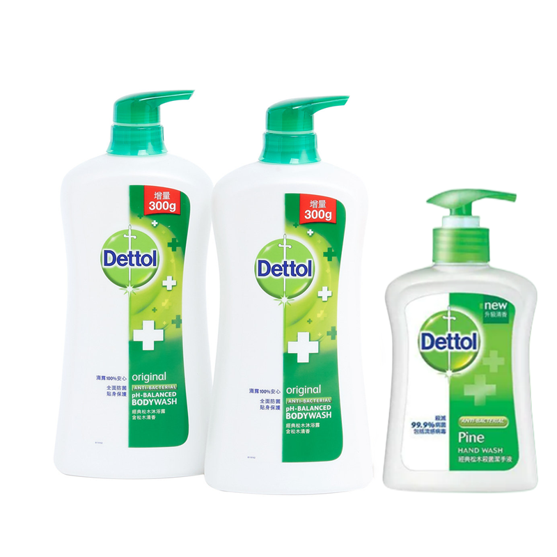Dettol - [Combo Set] Dettol Body Wash (Original) 950g Twin Pack (Random Free Gift)（4895173253201）