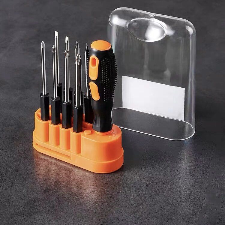 【8 in 1】Mini Screwdriver Sets with Magnet, Screw Driver Tool Slotted Head Tips Screwdriver Kits for Repair Electronics, MacBook, iPhone, iPad, Eyeglass, Watch, Tablet