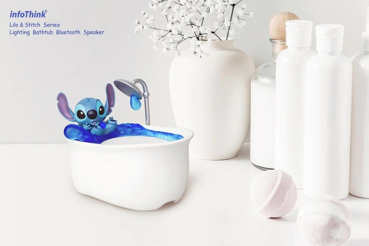 Disney Disney Stitch Bluetooth Speaker Bubble Bath Light Healing