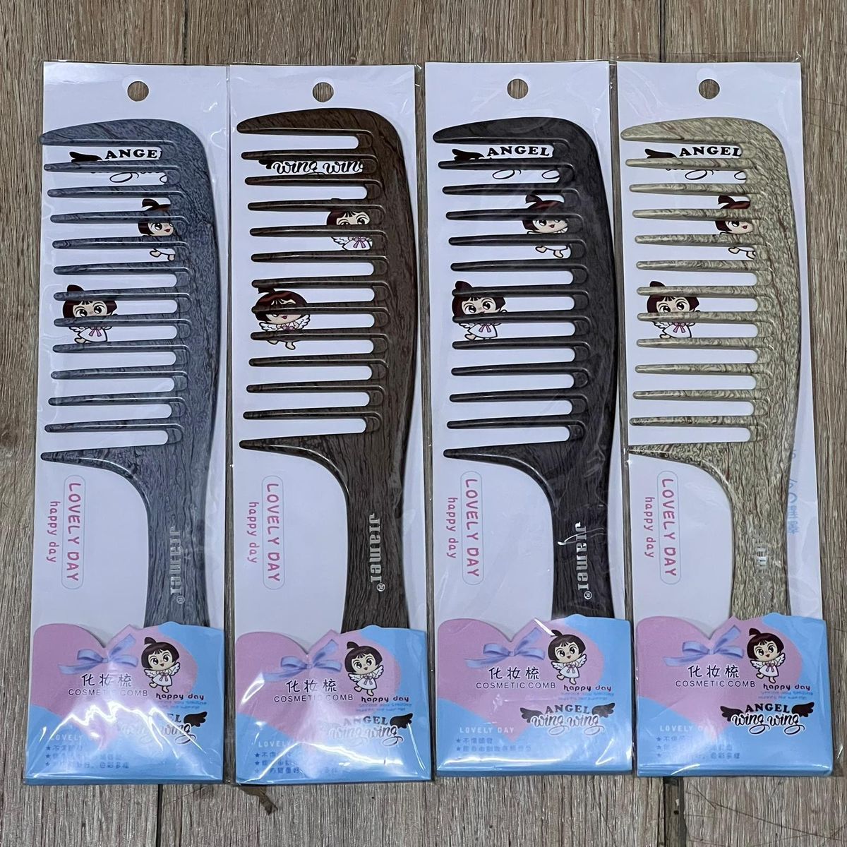 【香港品牌】扁梳 (9651) (顏色隨機) (KH) [1件]