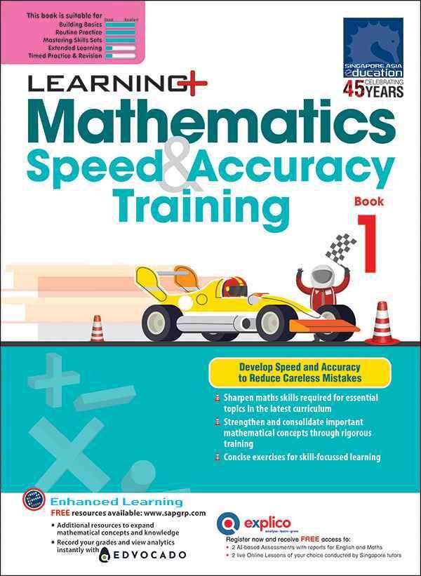 SAP | Learning+ Mathematics Speed & Accuracy Training Book 1 | 尺碼 : P1 ...