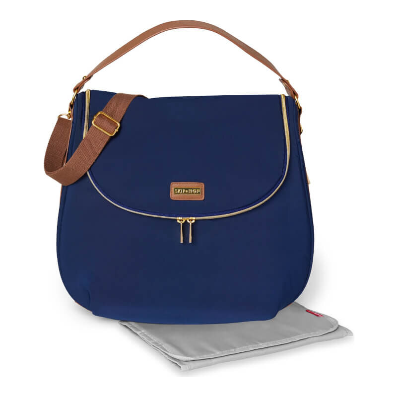 Curve Diaper Bag Satchel - Navy