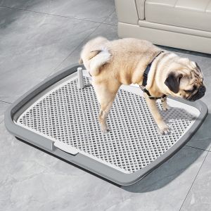 Anti splash Puppy Dog Potty Tray Puppy Pad Holder with Removable