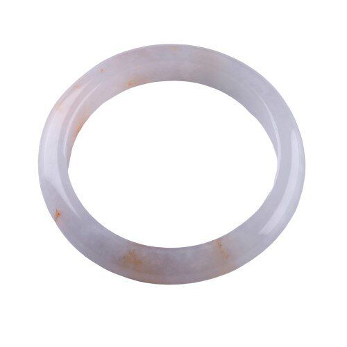 Burma Feicui Type A, Ice species Floating red jadeite bangle