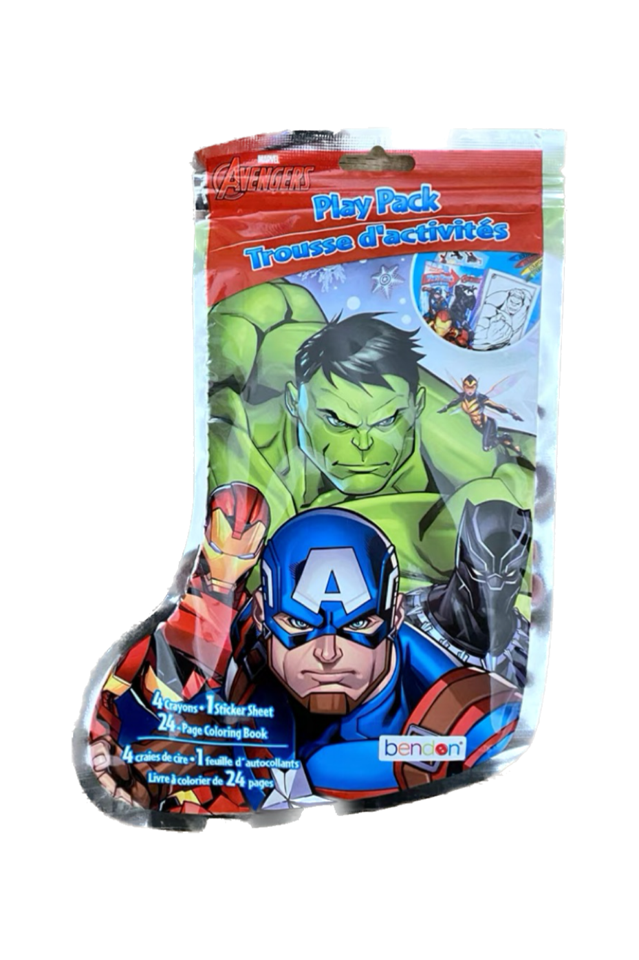 BENDON - Marvel Avengers Playpack - 1 Book