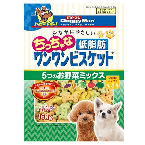 Low-fat Mini Biscult with Vegetable Dog Snacks 160G
