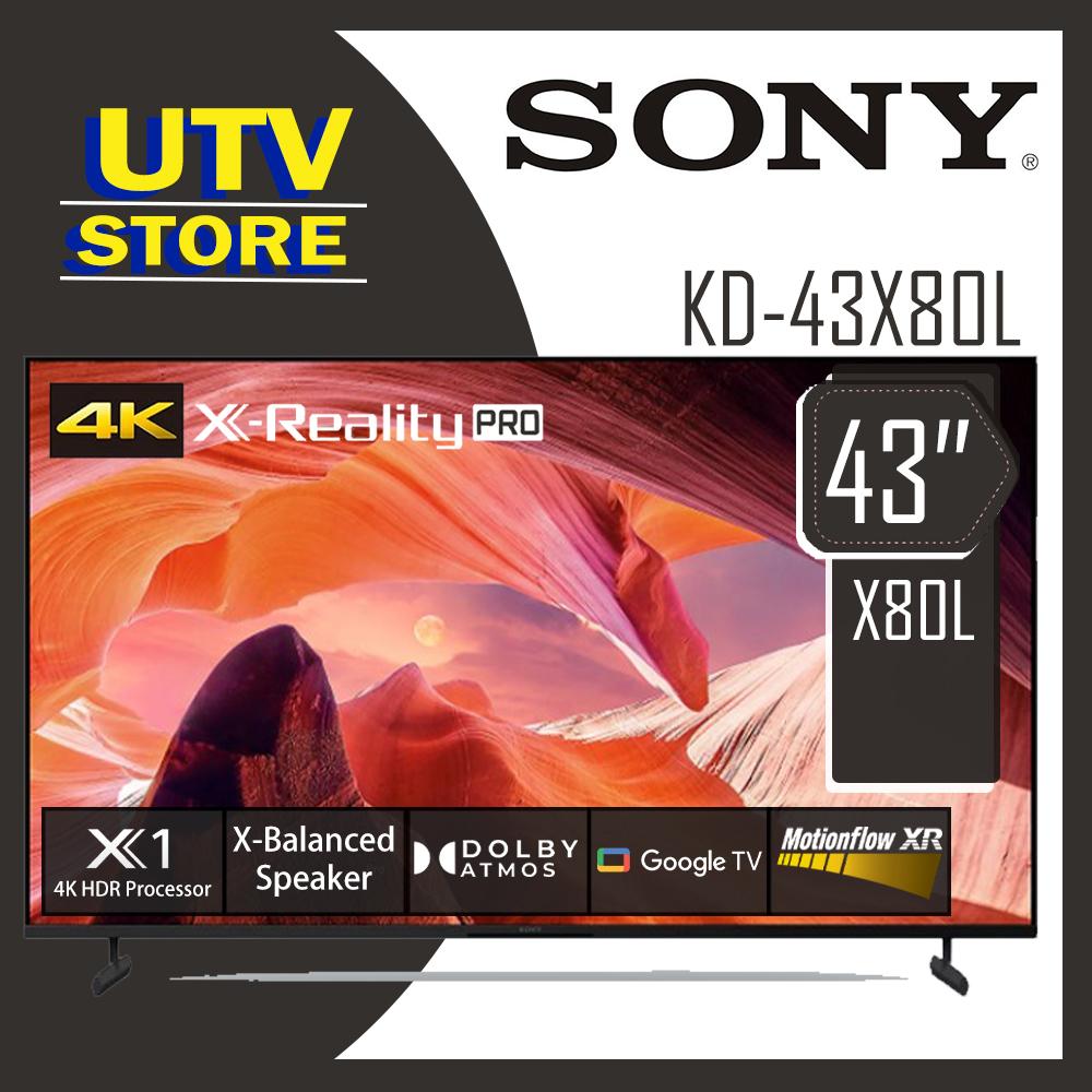 KD-43X80L 43吋 | 4K Ultra HD | 高動態範圍 (HDR) | 智能電視 (Google TV) X80L