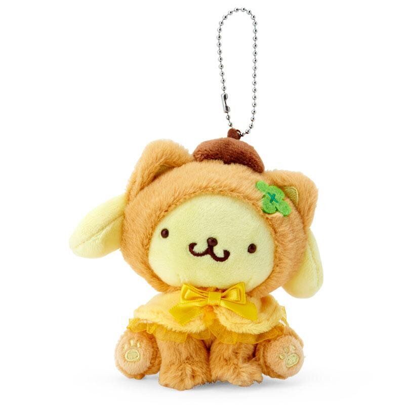 POMPOMPURIN JAPANESE VERSION NYANKO STYLE PLUSH DOLL KEY CHAIN ORNAMENT 2023 (HEALING CAT SERIES)