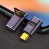 【L-shape】USB C Right Angle Adapter type C L Shape Adapter with 8K@60Hz