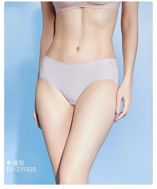 SCHIESSER, Women's 50S Tencel Modal Anti-Bacterial Cool-Sensed Ribbed  Bikini Panties, Color : Light Grey, Size : L