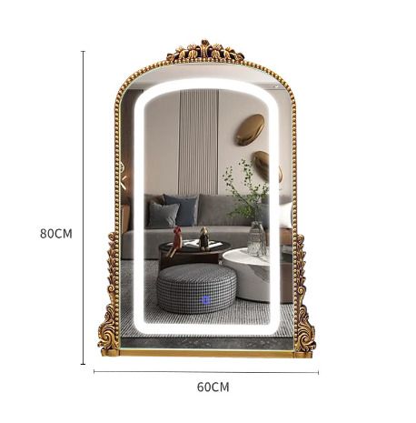 浴室鏡（仿古金）(LED60*80CM)