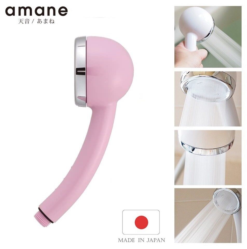Amane 高壓節水花灑頭 - 粉紅色｜花灑｜花灑頭｜淋浴頭｜蓮蓬頭