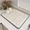 Diatomite Placemat Kitchen Mat - Beige Edge Cutlery Pattern