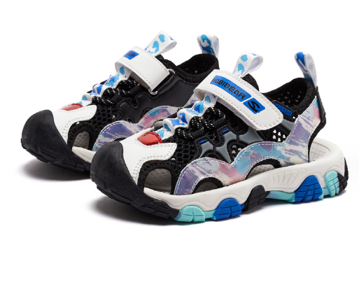 涼鞋(AU7881黑白)(尺碼27-38碼)(下單後聯絡客服確認發貨尺碼)