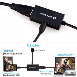 Universal MHL Micro USB To HDMI Cable 1080P HD TV Adapter For