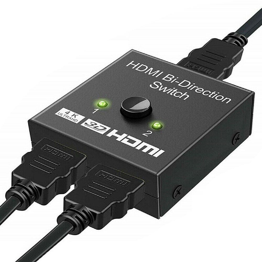 HDMI switcher 2 in 1 out splitter hdmi high definition video bidirectional conversion 4K 2k 3D