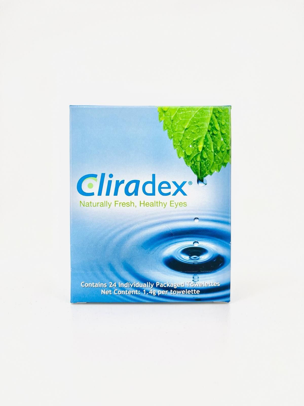 Cliradex 「其樂得」濕紙巾- 眼瞼和面部護理 (新舊包裝隨機發放)