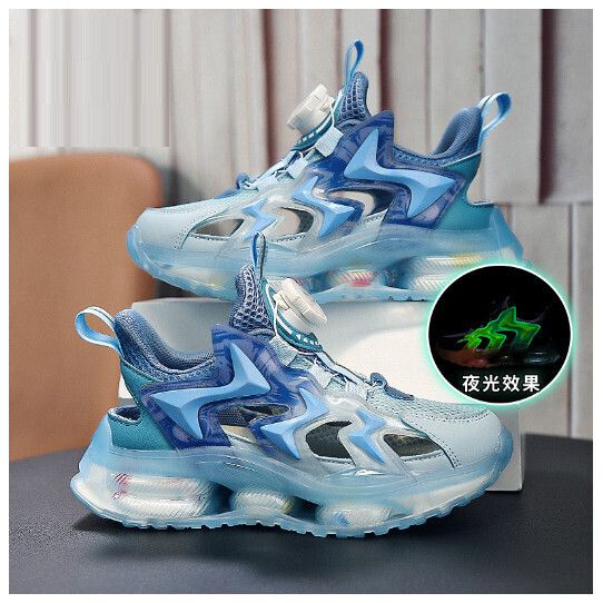 鏤空透氣網面鞋【牛仔藍】（28-38碼） (下單後請聯絡客服確認發貨尺碼)
