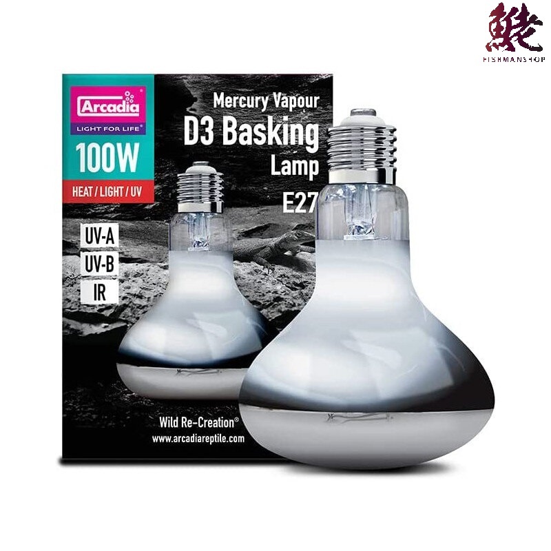 ARCADIA D3 UVA UVB Basking Lamp 100W (013262)