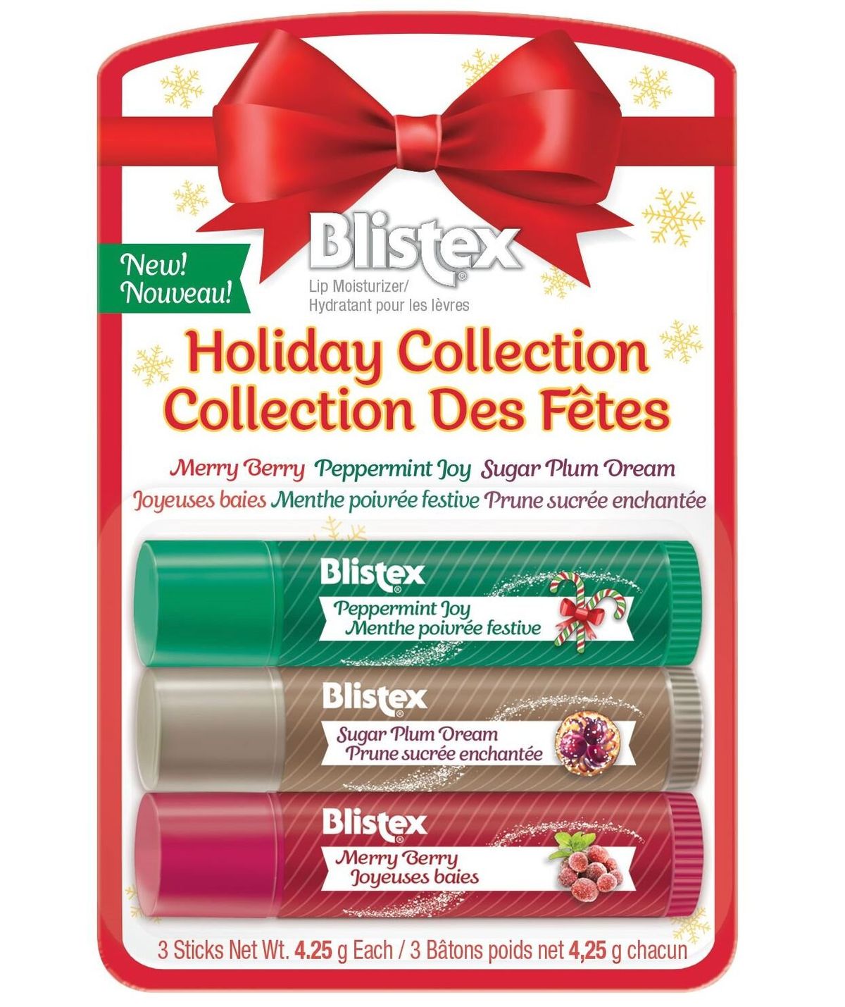 Limited Collection Lip Moisturizer 4.25g x 3pcs set (Parallel Import)