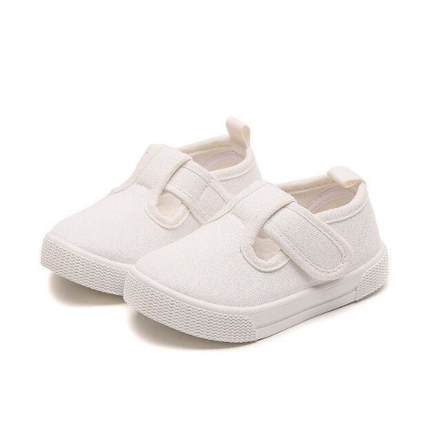 兒童帆布鞋(米白)(21/5碼~27/10碼，下單後請與客服確認發貨尺碼)