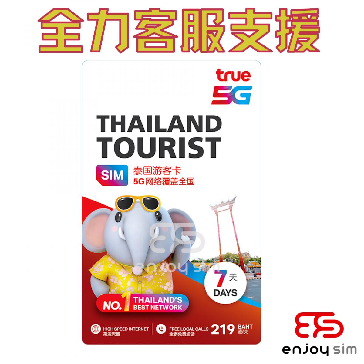 【7日+通話】泰國(15GB FUP) 5G/4G 無限上網卡數據卡SIM卡電話咭