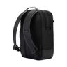 Twill & Leather Backpack - Blackl #INBP100622-BLK