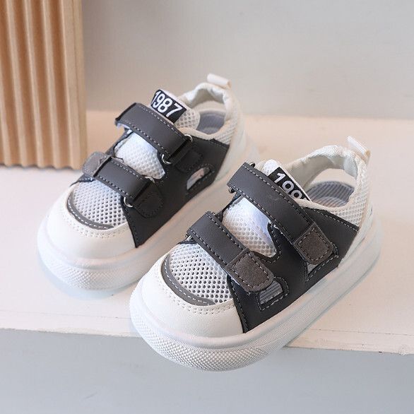 兒童凉鞋【22-31碼】【灰色】(下單後聯絡客服確認發貨尺碼) #F246010053