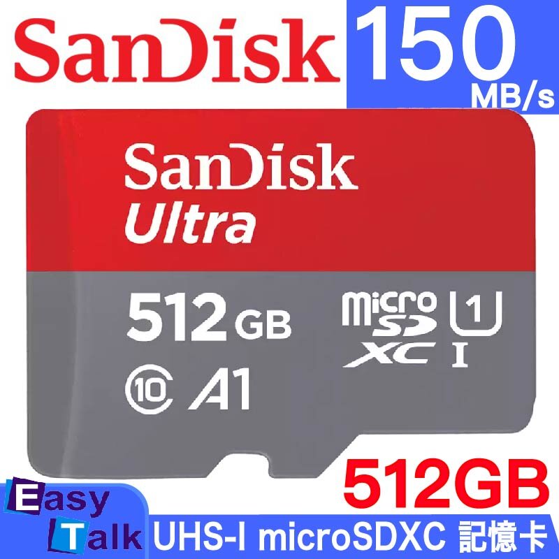 Ultra microSDXC UHS-I Card 512GB 150MB/s