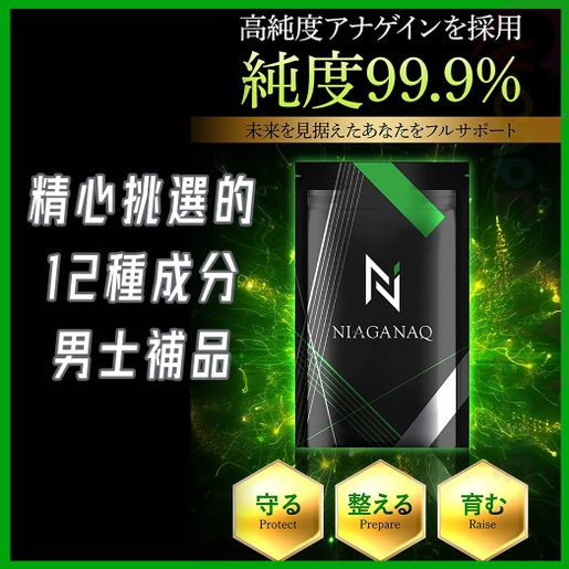 NIAGANAQ | Ana Gain 3300mg 高複方補充劑豌豆苗提取物（此日期前最佳