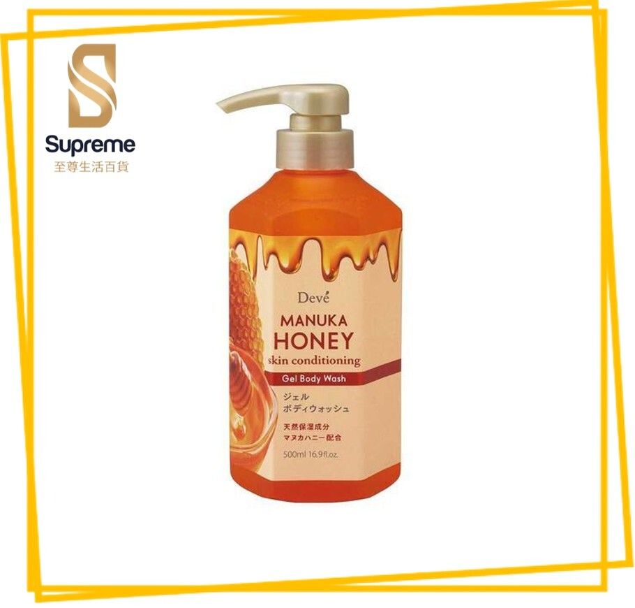 DEVE 麥盧卡蜂蜜沐浴啫喱 500ml 4513574038820 [平行進口]