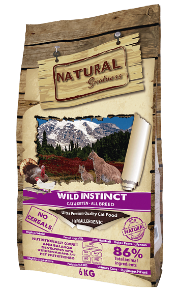 Natural Greatness Wild Instinct Cat Food 6kg NGCF001B