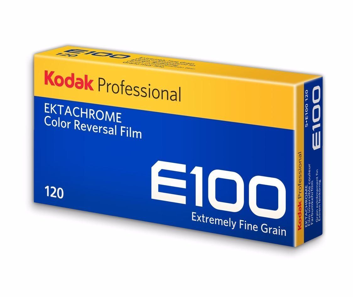 專業級 Ektachrome E100 彩色正片 120 中片幅菲林 (5卷)