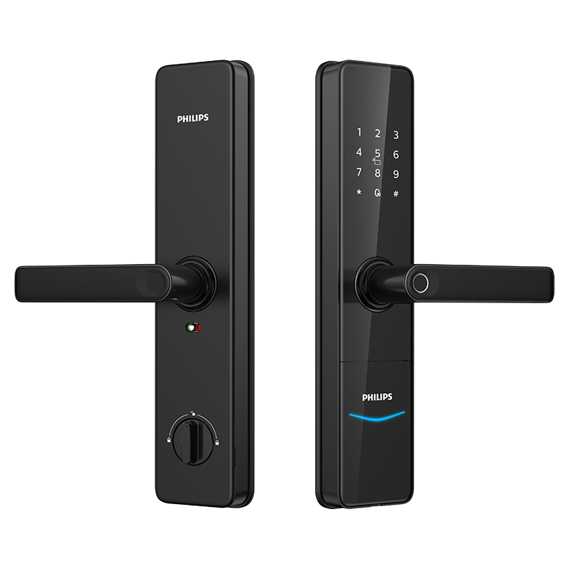DDL603E Smart Lever Door Lock Obsidian Black