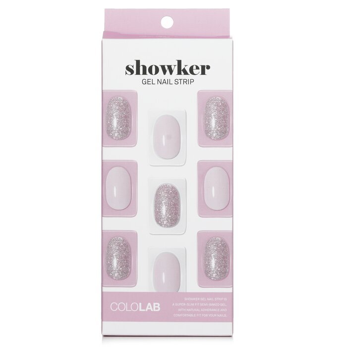 Showker Gel Nail Strip # CSF101 Syrup Pink 1pcs - [Parallel Import Product]