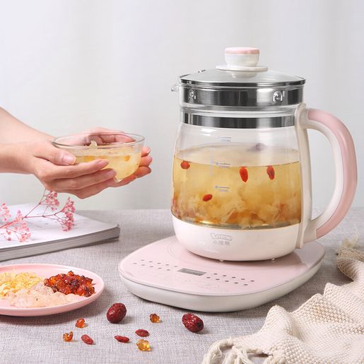 Electric Health Pot Automatic Thickening Glass Multi-function Boiled Eggs  Kettle