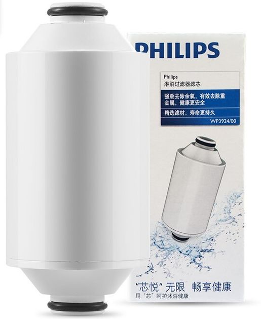 飛利浦| Philips - WP3924 淋浴過濾芯(白色) 等同AWP175/90 淋浴頭淨化