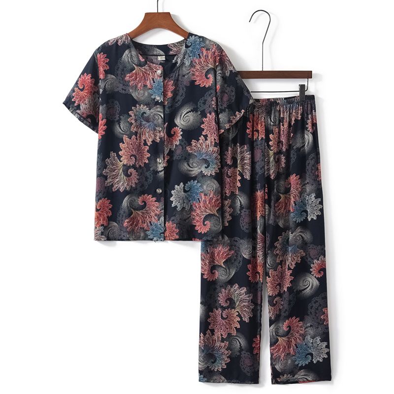 老年人短袖套裝( XL-4XL碼 14號色）【下單後請聯絡客服確認發貨尺碼】F001099061