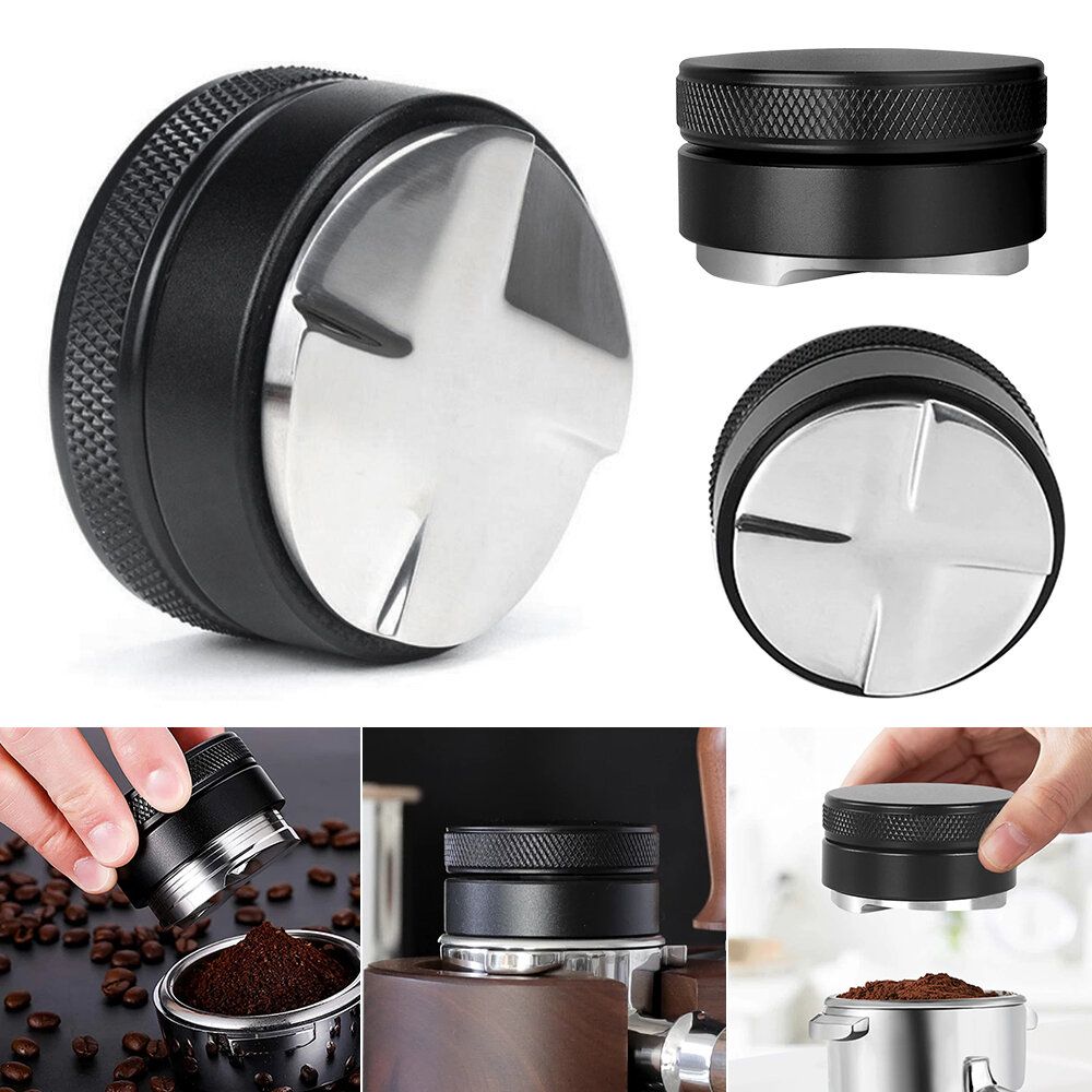 Black coffee powder dispenser four-blade paddle powder sweeper Italian-style filler Alloy powder 