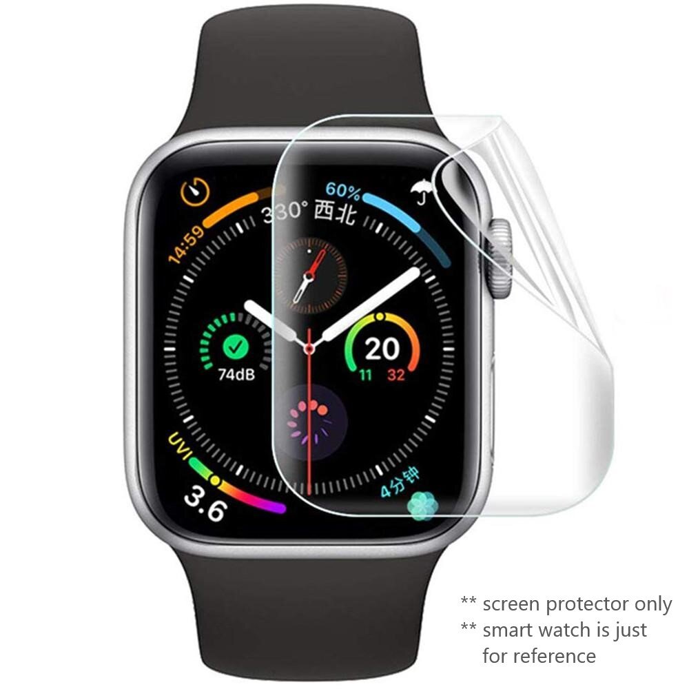 (44mm) Full Coverage Screen Protector / Protective Film for Apple Watch